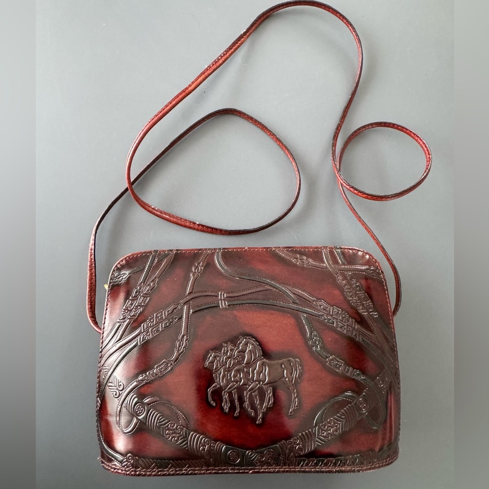Brown Leather Shoulder/crossbody Bag